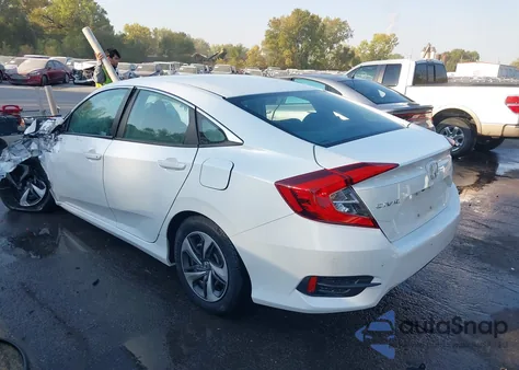 2020 Honda Civic Lx из США, поврежденный, VIN 19XFC2F66LE016059